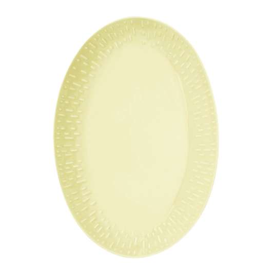 Aida - Confetti Uppläggningsfat ovalt 36x25,5 cm Citron