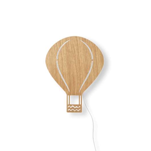 Air balloon vägglampa 26,5x34,5 cm Ek Natur