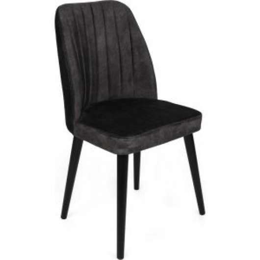 Alfred matstolsset - Antracit/svart - Klädda & stoppade stolar