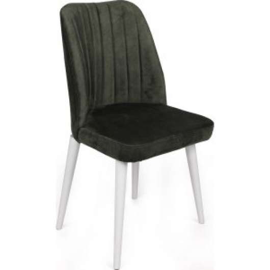 Alfred matstolsset - Khaki/vit - Klädda & stoppade stolar