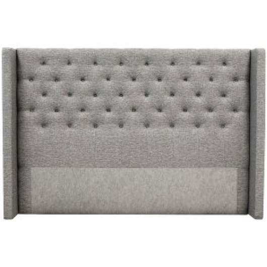 Almedal grå sänggavel med knappar - 120 cm - Sänggavlar