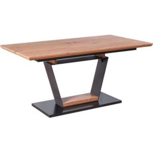 Amasten matbord 160-220 cm - Ek/svart/ek - Övriga matbord, Matbord, Bord