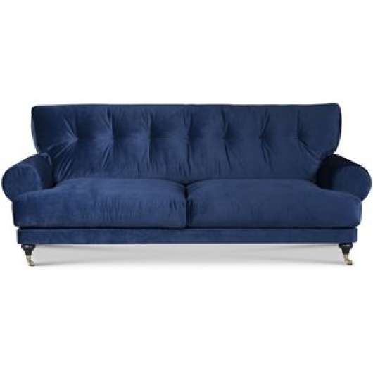 Andrew 2-sits soffa - Mörkblå Sammet - 2-sits soffor