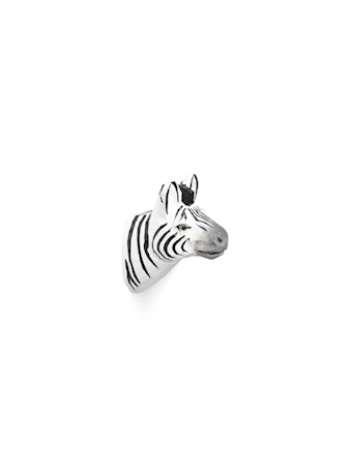Animal Hand-carved Hook - Zebra