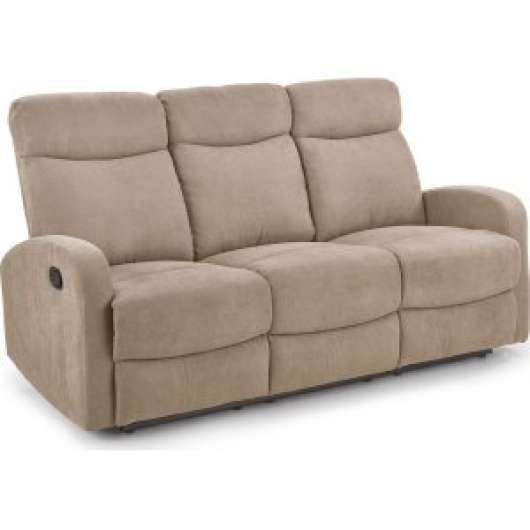 Anslo 3-sits reclinersoffa - Beige - 3-sits soffor, Soffor