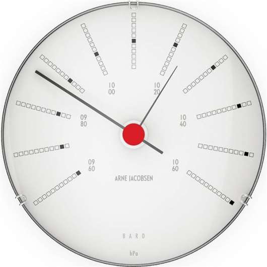 Arne Jacobsen - Bankers Barometer 12 cm Vit