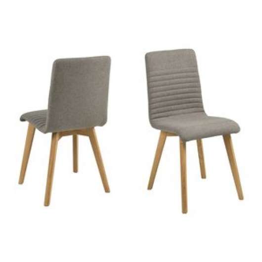 Arosa matstol - Ljusgrå - Klädda & stoppade stolar