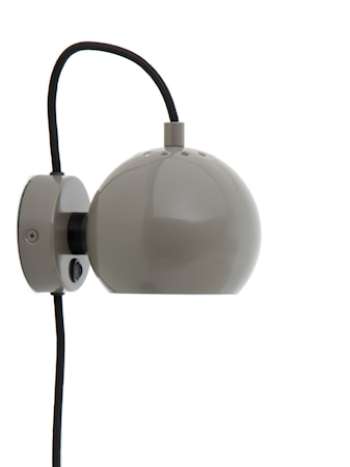 Ball Magnet Vägglampa Glossy Varmgrå