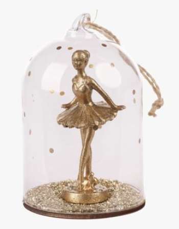 Ballerina dekoration guld