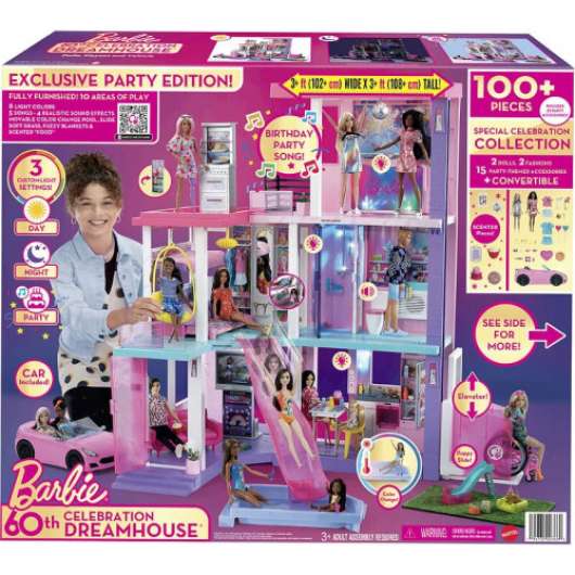 Barbie - 60th Celebration Dreamhouse lekset - FRI frakt