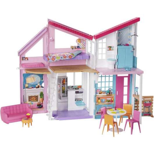 Barbie - Malibu House dockhus - FRI frakt