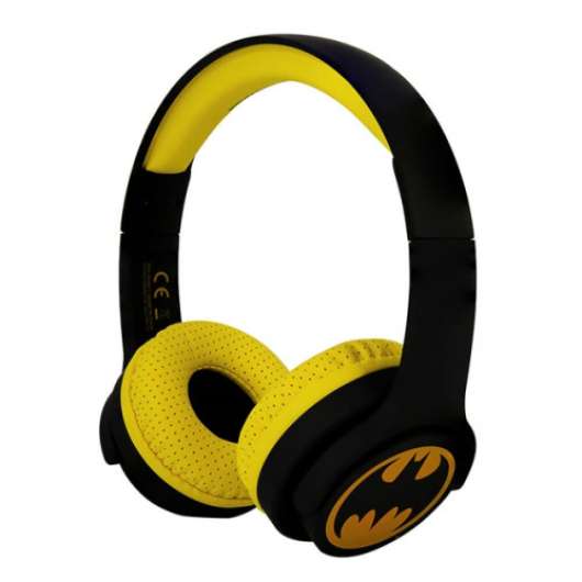 Batman - Junior bluetooth on-ear 85db trådlös svart logo