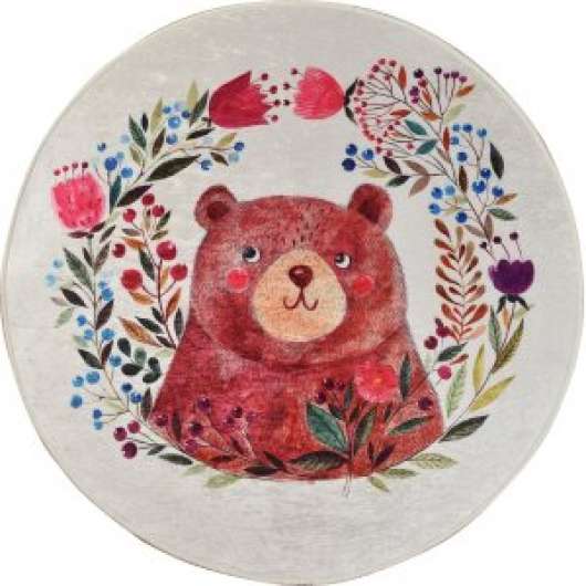 Bear matta - Färgglada & mönstrade mattor för barnrummet