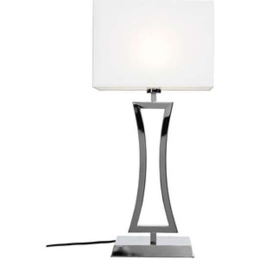 Belgravia bordslampa - Krom/vit - Bordslampor