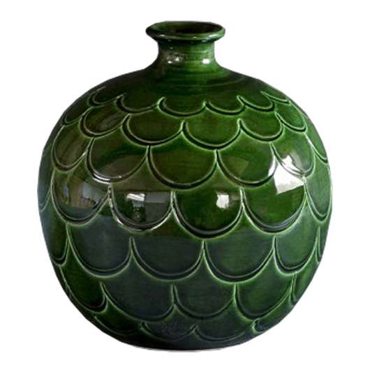 Bergs Potter - Misty Vas rund 20 cm Grön emerald