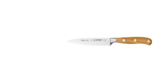 Best Cut Skalkniv/Grönsakskniv 10 cm Olivträ