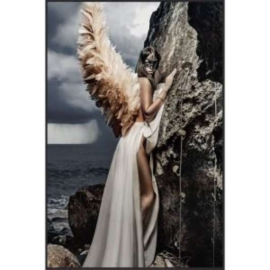 Bilde tavla Angel in disquise - 80x120 - Glastavlor, Tavlor, Väggdekor