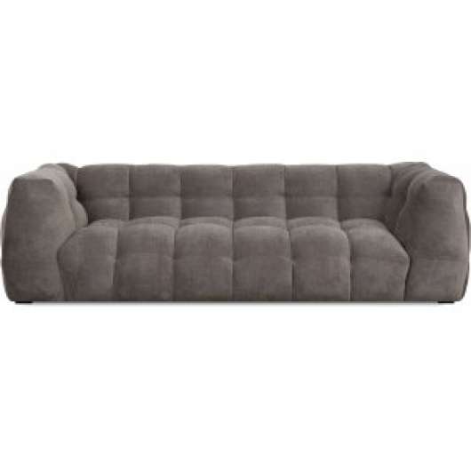 Bill 3-sits grå soffa + Möbelvårdskit för textilier - 3-sits soffor, Soffor