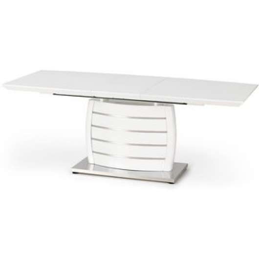 Birgitta förlängningsbart matbord 160-200 cm i vit högglans - Övriga matbord, Matbord, Bord