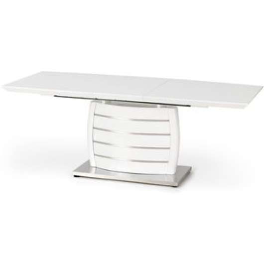 Birgitta matbord 160-200 cm - Vit högglans / Krom - Övriga matbord, Matbord, Bord