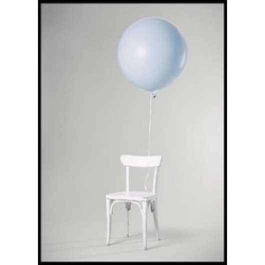 Blue balloon - poster 50x70 cm