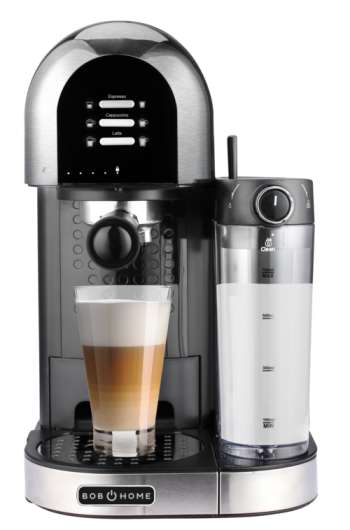 Bob Home Espresso Coffee Espressomaskin - Stål