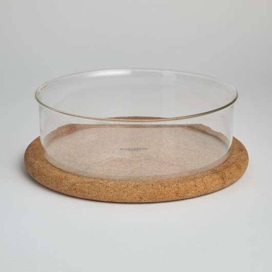 Boda Nova - SÅLD Glasskål med Korkunderlägg 19 cm