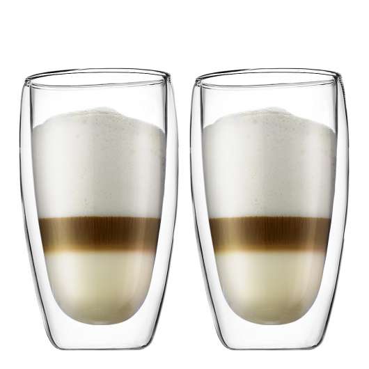 Bodum - Pavina Kaffeglas dubbelväggad 45 cl 2-pack