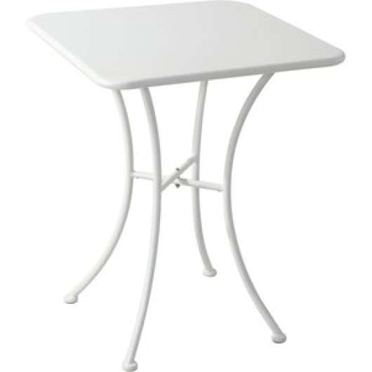 Bord Hällevik - Vit + Möbelvårdskit för textilier - Balkongbord, Utebord, Utemöbler