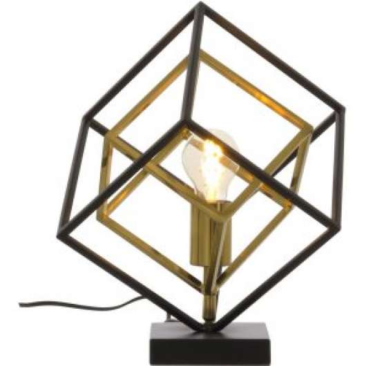 Bordslampa Cubes - Svart/antik - Bordslampor