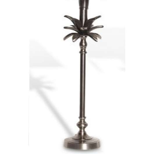 Bordslampa med Palmblad H50cm - Old Silver