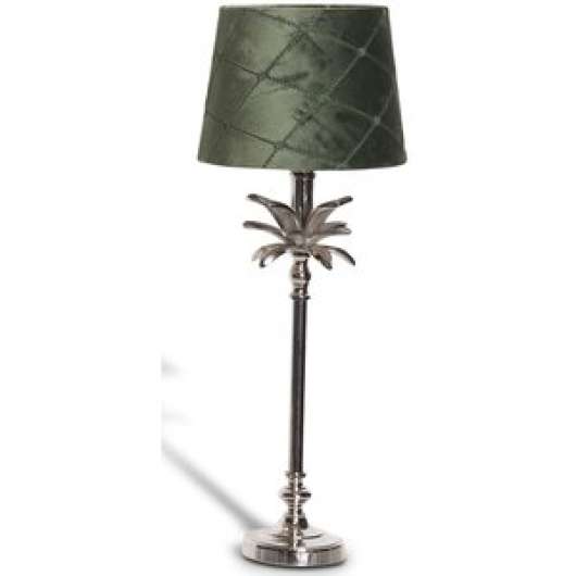 Bordslampa med palmblad H50cm - Silver