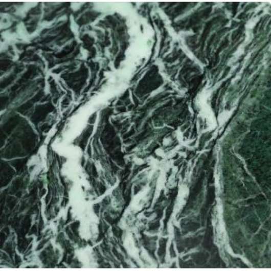 Bordsskiva 75x75 cm - Grön marmor