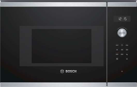 Bosch Bfl524ms0 Serie 6 Inbyggnadsmikrovågsugnar - Stål