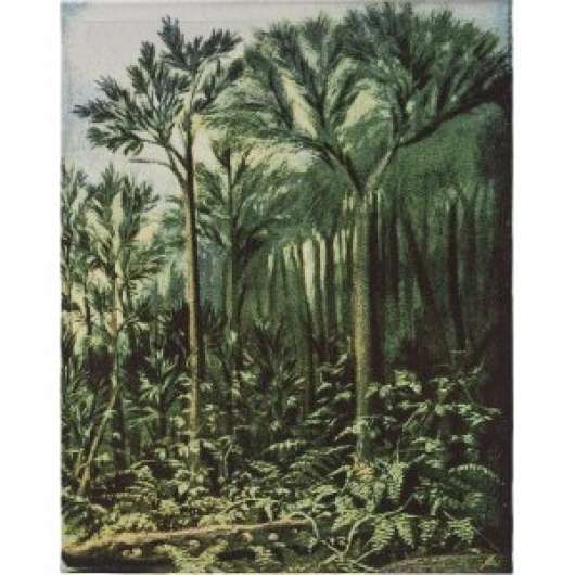 Botanic bonad 100 x 127 cm - Grön