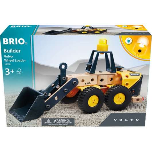 BRIO - Brio Builder 34598 - Volvo Hjullastare