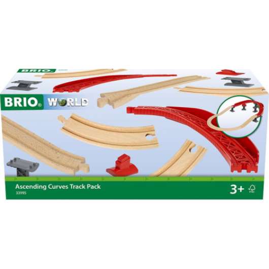 BRIO - Brio World 33995 Rising Curves Track Set