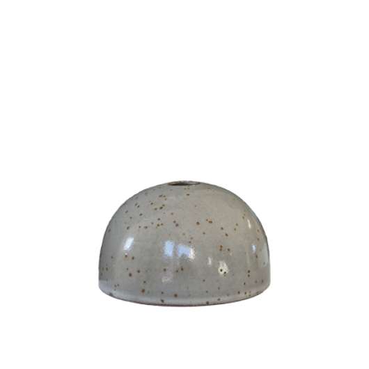 Bulb Vas/Ljusstake L Ø11x6,5 cm Keramik Grå