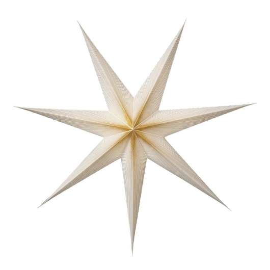 Bungalow - Sunshine Adventsstjärna 118 cm Guld/Vit