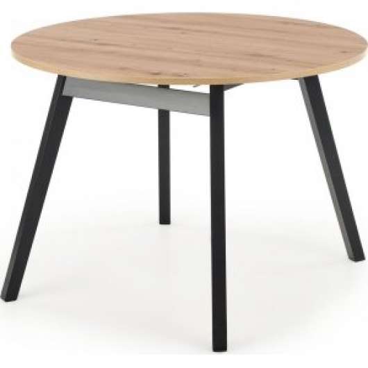 Caliss förlängningsbart runt matbord Ų102-142 cm - Artisan ek/svart - Runda matbord, Matbord, Bord