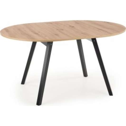 Caliss matbord 102-142 cm - Artisan ek/svart - Ovala & Runda bord, Matbord, Bord