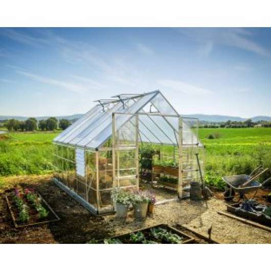 Canopia Balance Växthus i Polykarbonat 10,8 m² - Silver
