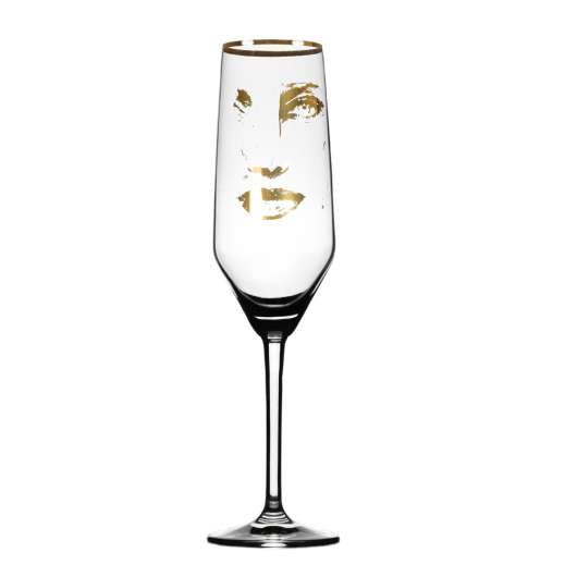Carolina Gynning - Champagneglas Wild Woman Gold 30 cl