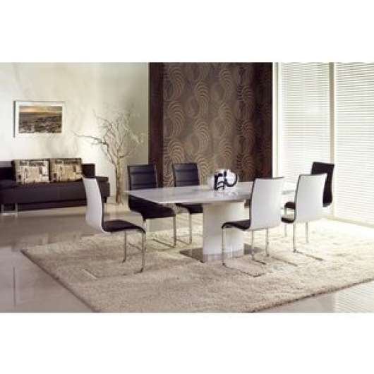 Chandrika förlängningsbart matbord o högglans 90x180-220 cm - Övriga matbord, Matbord, Bord