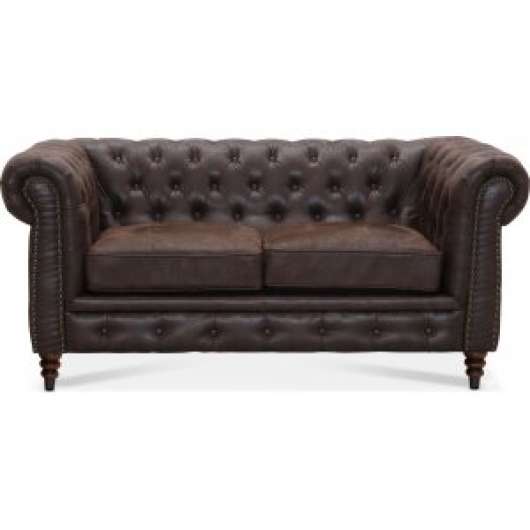 Chesterfield Cambridge 2-sits soffa - Vintage tyg - 2-sits soffor