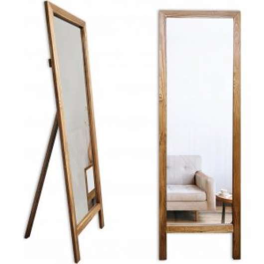 Cheval spegel 45 x 145 cm - Brun - Golvspeglar & helkroppsspeglar, Speglar