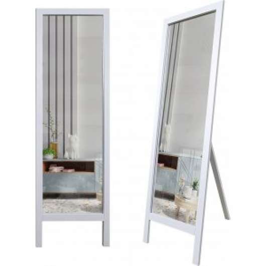 Cheval spegel 45 x 145 cm - Vit - Golvspeglar & helkroppsspeglar, Speglar