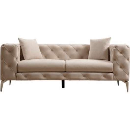 Como 2-sits soffa - Beige + Fläckborttagare för möbler - 2-sits soffor