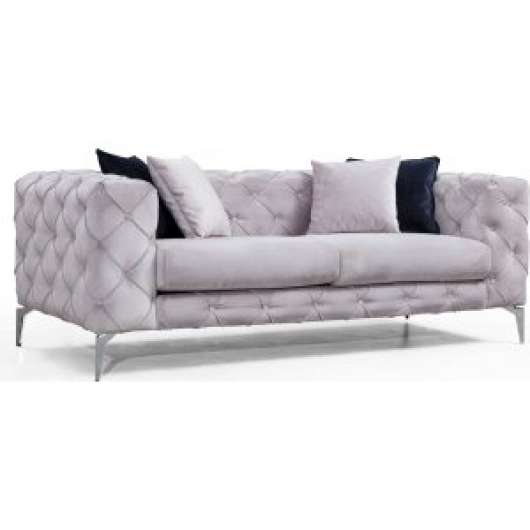 Como 2-sits soffa - Ljusgrå
