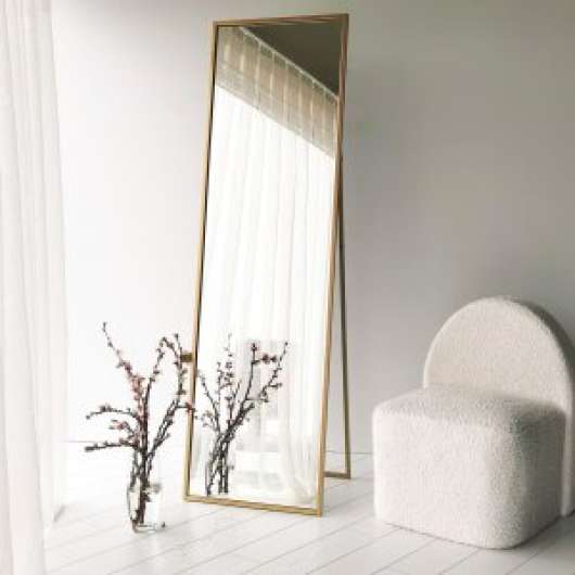 Cool golvspegel 170 cm - Guldram - Golvspeglar & helkroppsspeglar, Speglar
